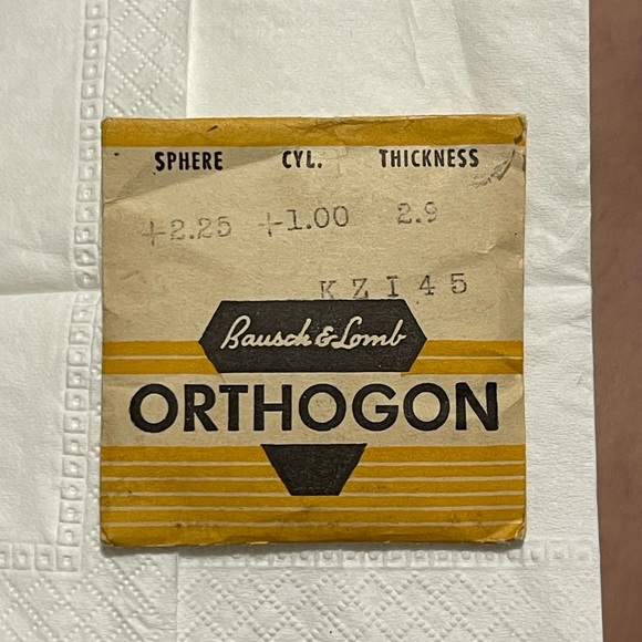 1930 Vintage orthogon opthalmic lens bausch and lomb KZ145 - Picture 3 of 6